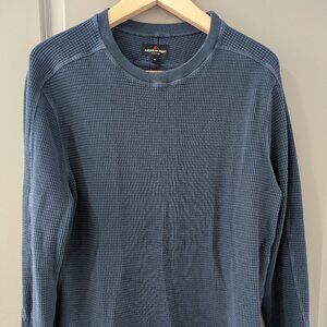 American Giant Waffle Long Sleeve Crew Medium